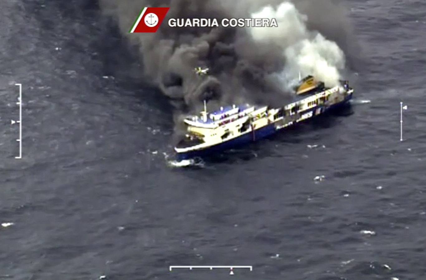 Las imágenes del rescate del Norman Atlantic