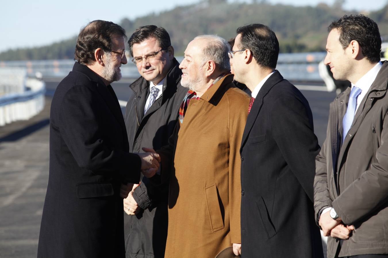 Mariano Rajoy inaugura el último tramo de la autovía del Cantábrico