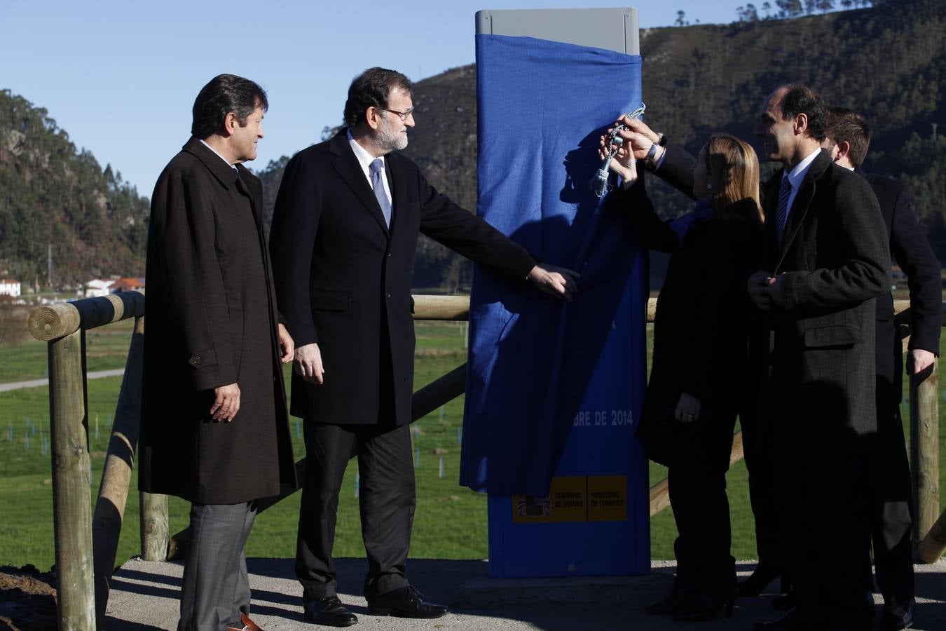 Mariano Rajoy inaugura el último tramo de la autovía del Cantábrico