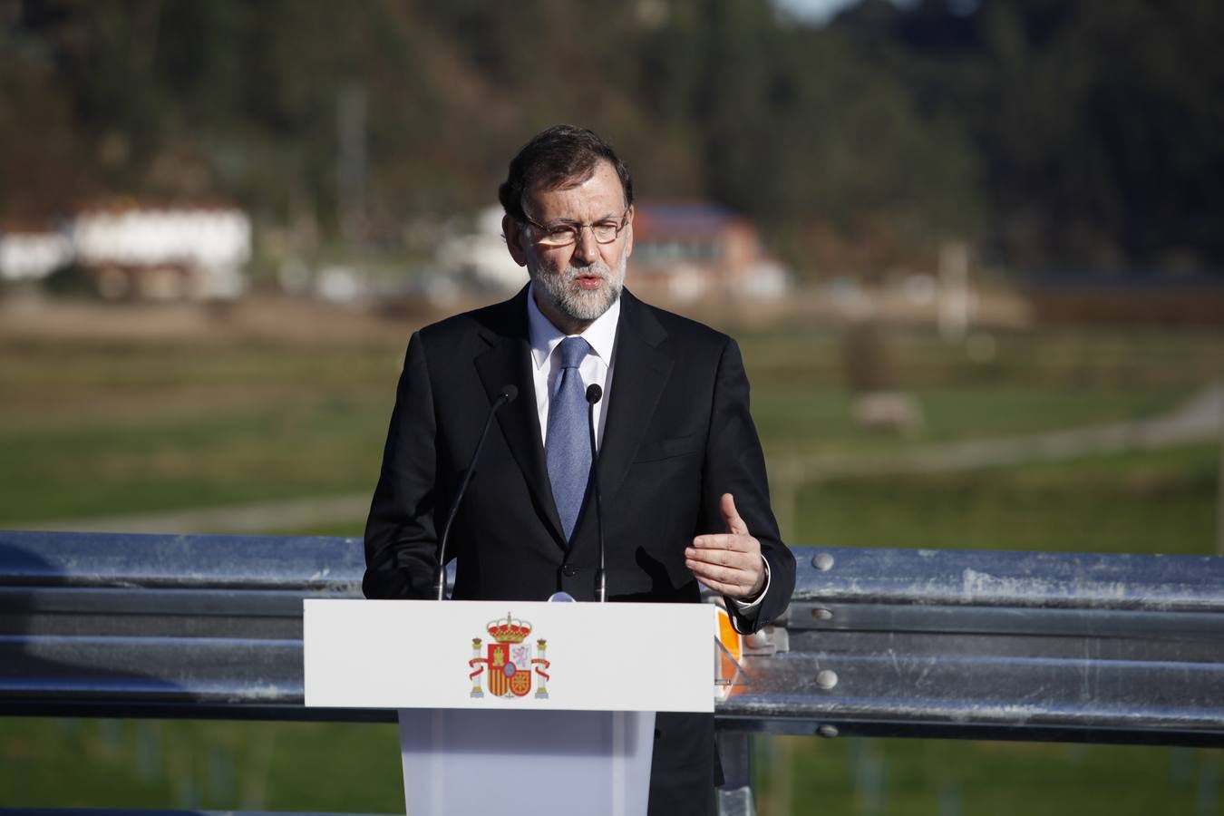 Mariano Rajoy inaugura el último tramo de la autovía del Cantábrico