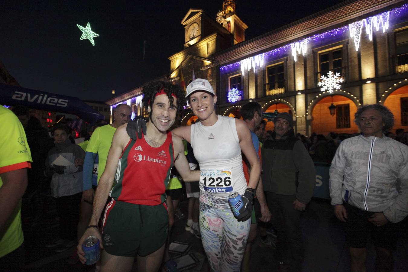 Manuel Guerreiro e Irene Alfonso, vencedores en la San Silvestre de Avilés