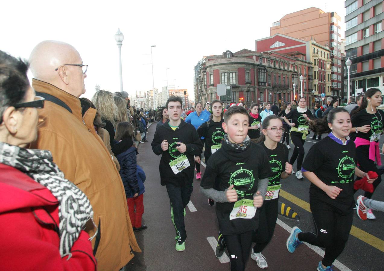 Borja García y Beatriz Álvarez ganan la San Silvestre de Gijón