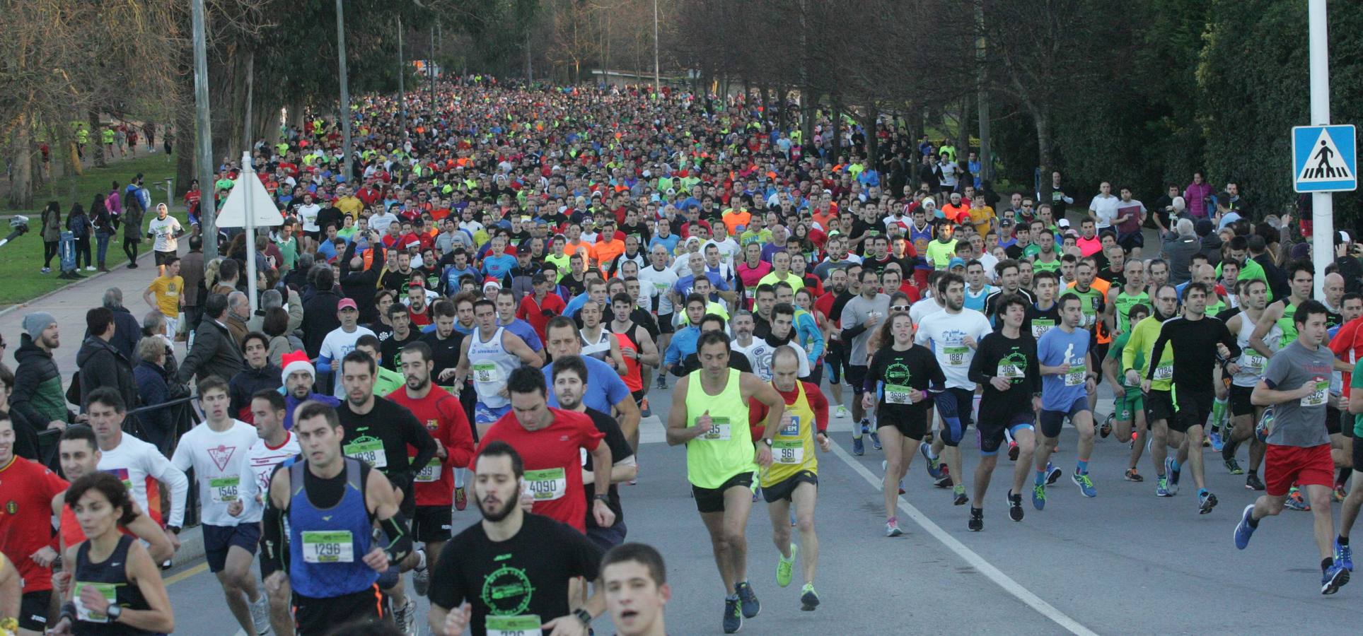 Borja García y Beatriz Álvarez ganan la San Silvestre de Gijón