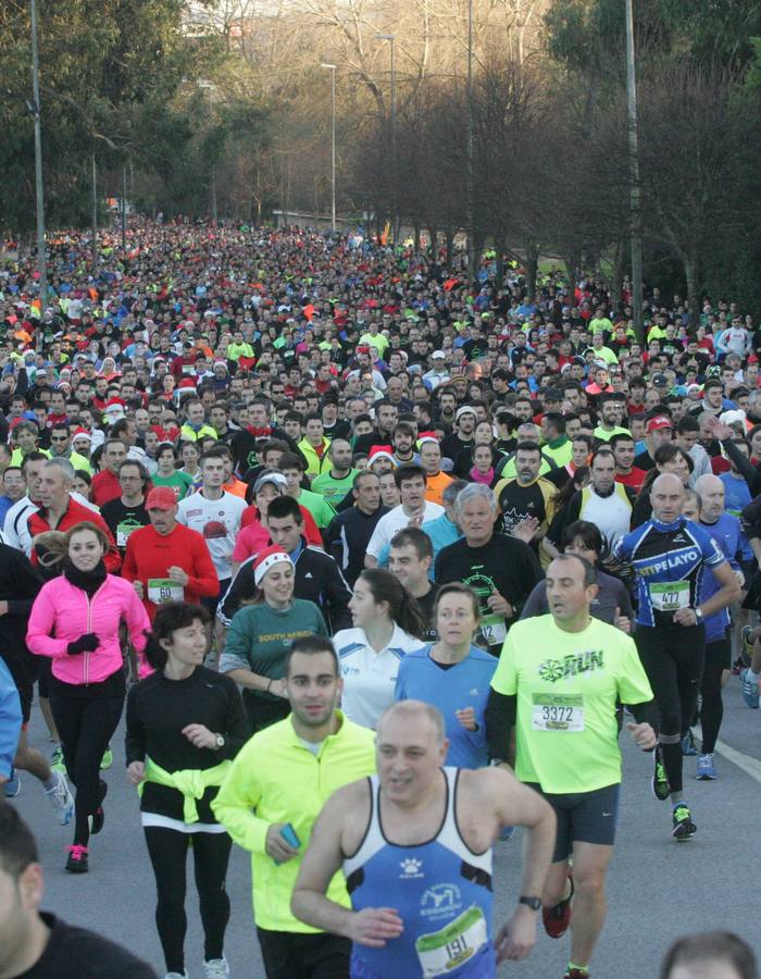 Borja García y Beatriz Álvarez ganan la San Silvestre de Gijón