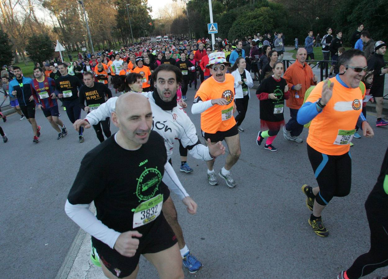 Borja García y Beatriz Álvarez ganan la San Silvestre de Gijón