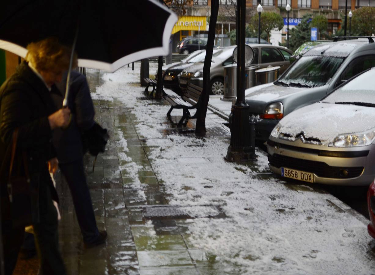 El granizo en Gijón