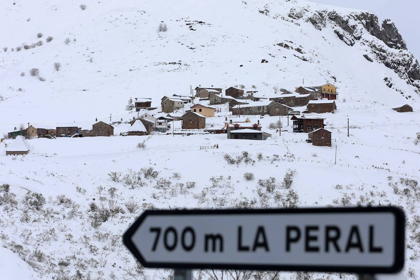 La nieve en Asturias