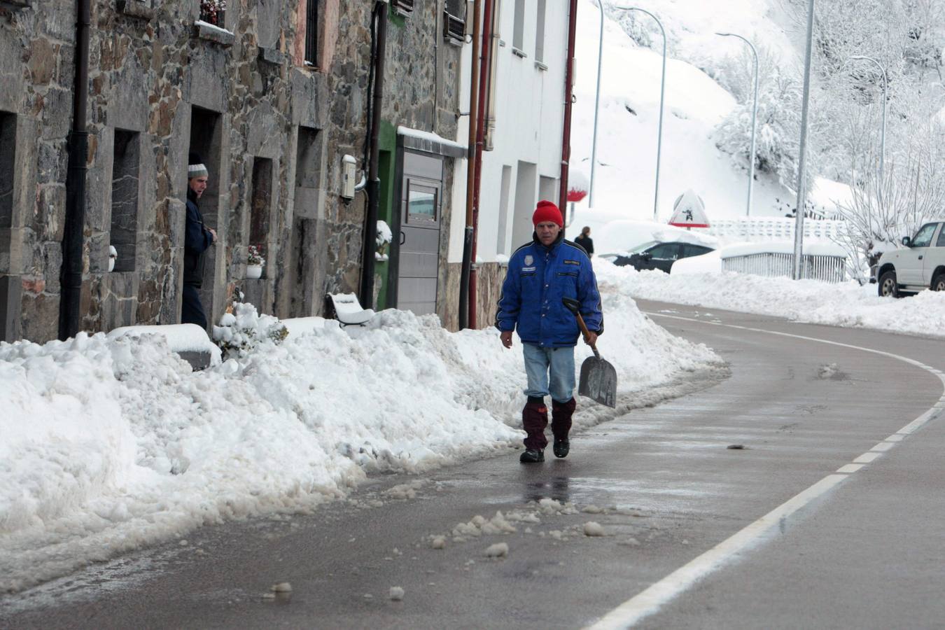 La nieve en Asturias