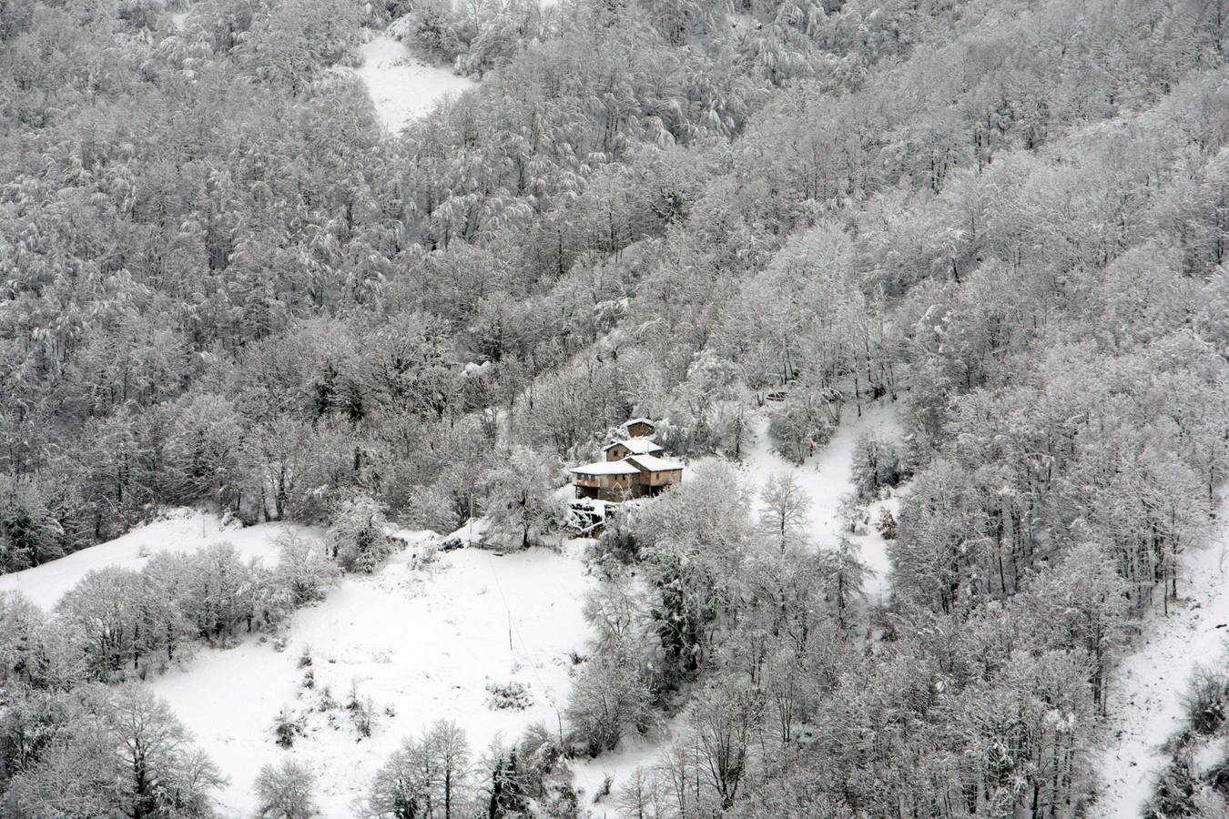 La nieve en Asturias