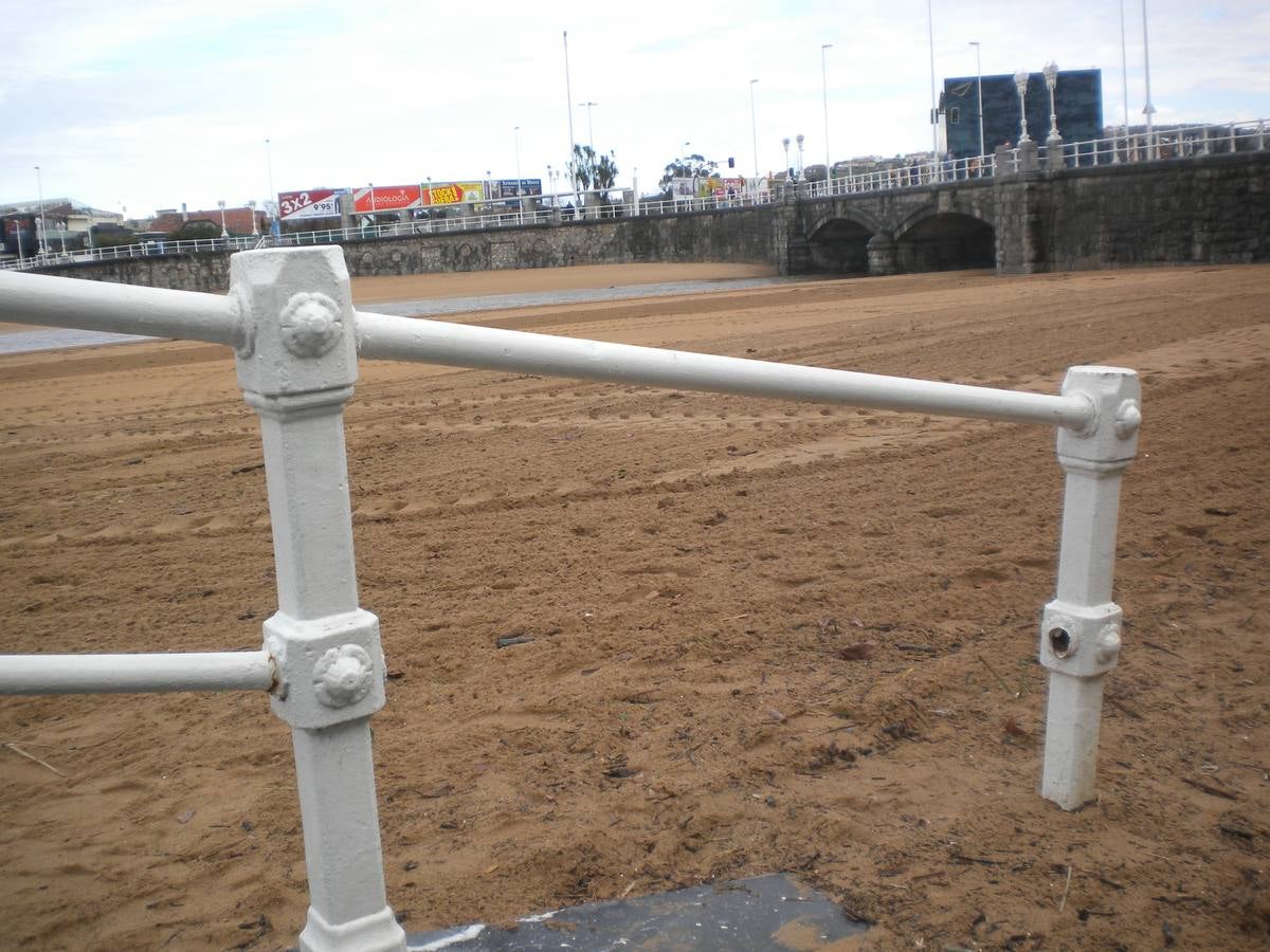 San Lorenzo tras el temporal