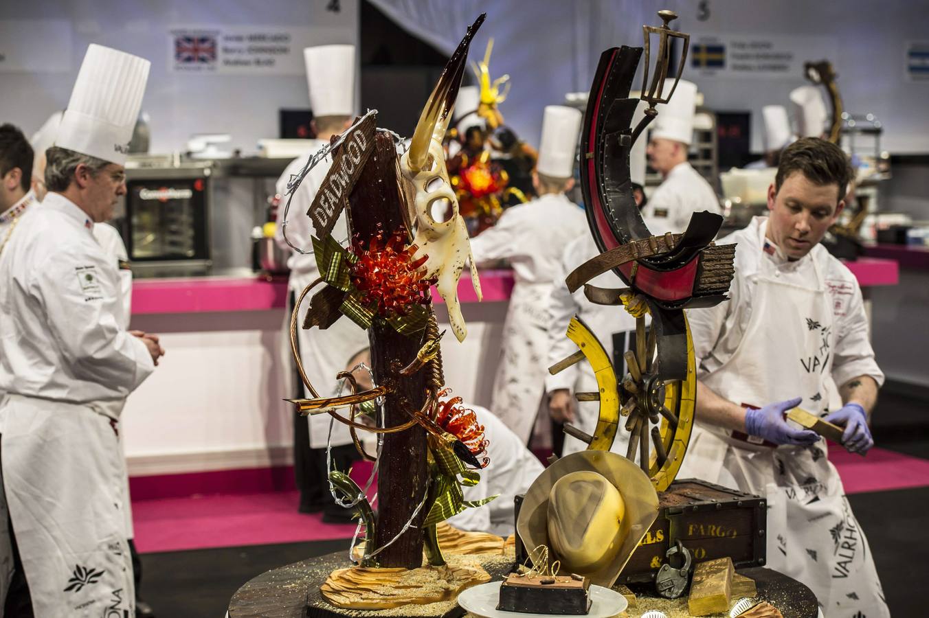 Esculturas de chocolate