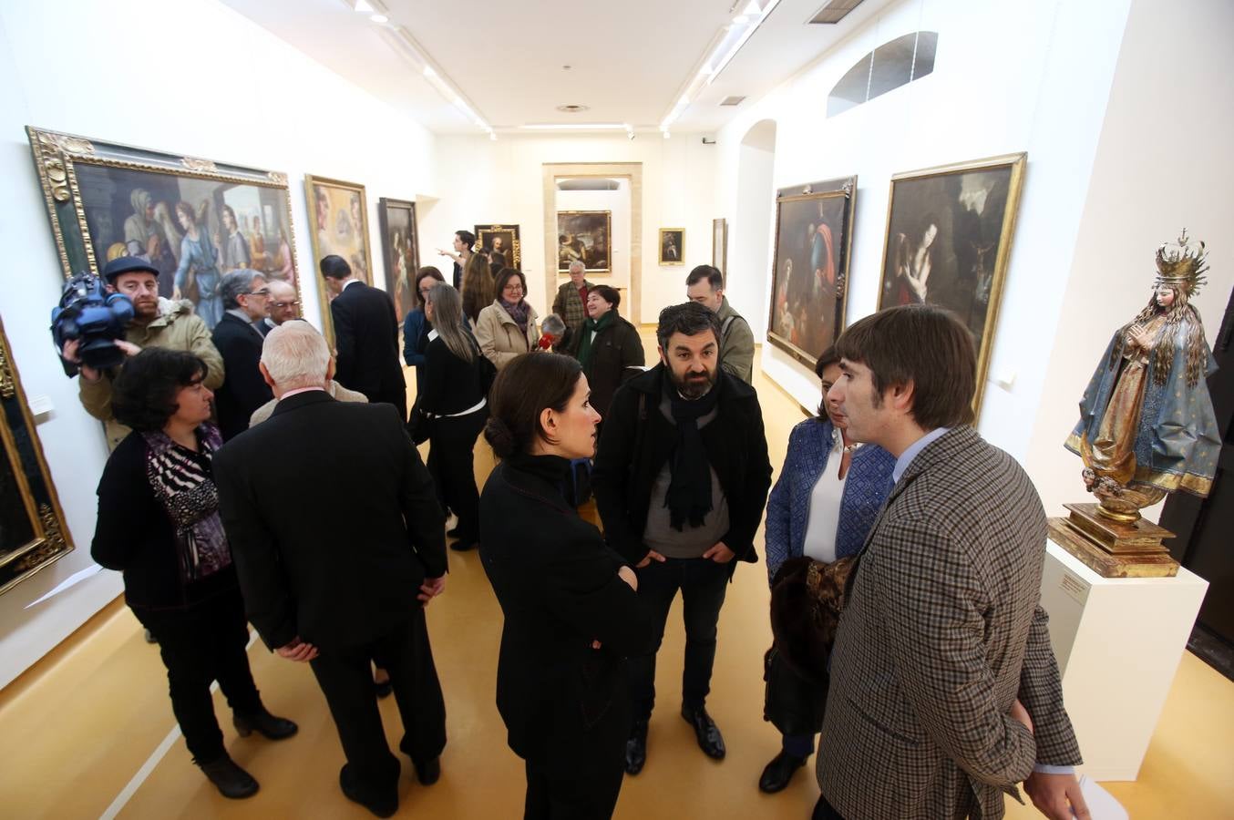 La obra &#039;Virgen con el niño&#039; de Murillo llega al Bellas Artes de Asturias