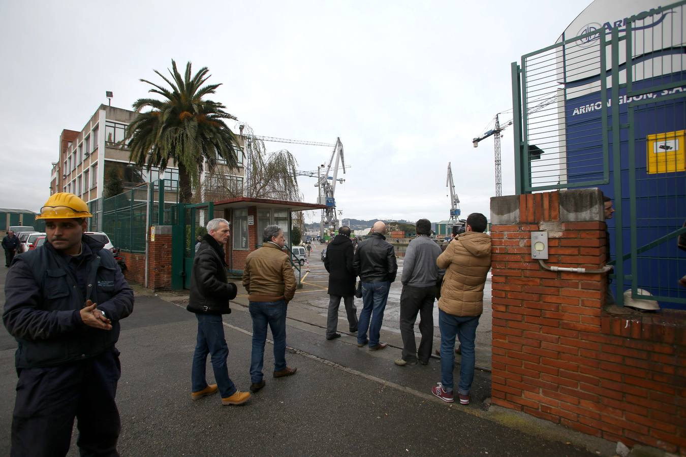 Fallece un trabajador en el Astillero Armón de Gijón