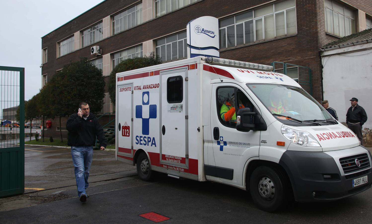 Fallece un trabajador en el Astillero Armón de Gijón