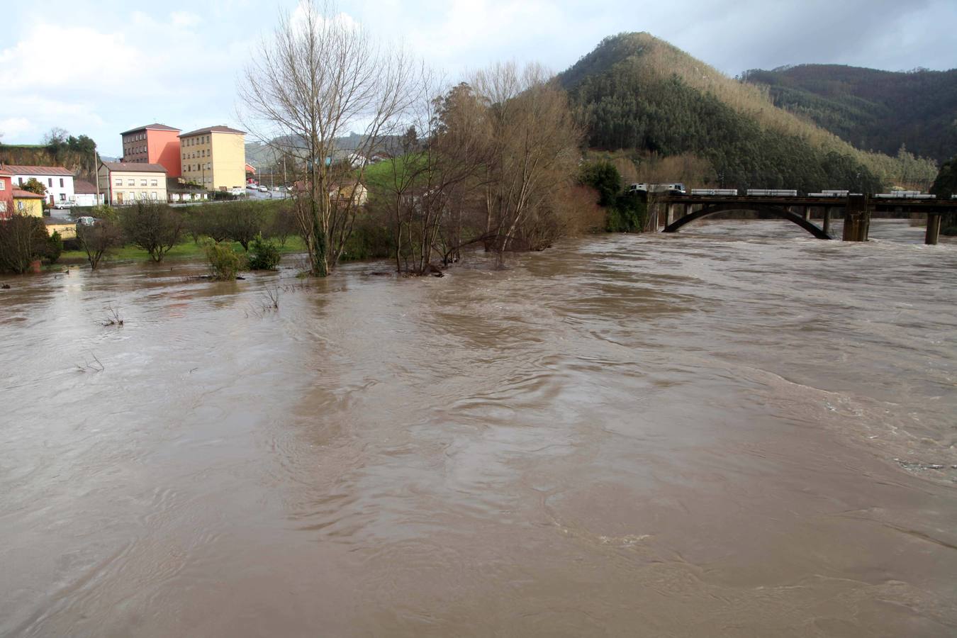 Las consecuencias del temporal en Avilés y Bajo Nalón