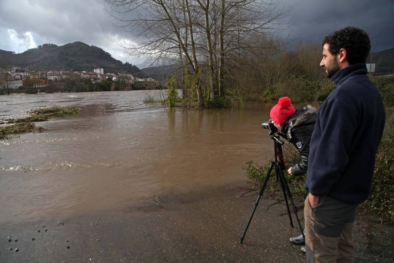 Las consecuencias del temporal en Avilés y Bajo Nalón