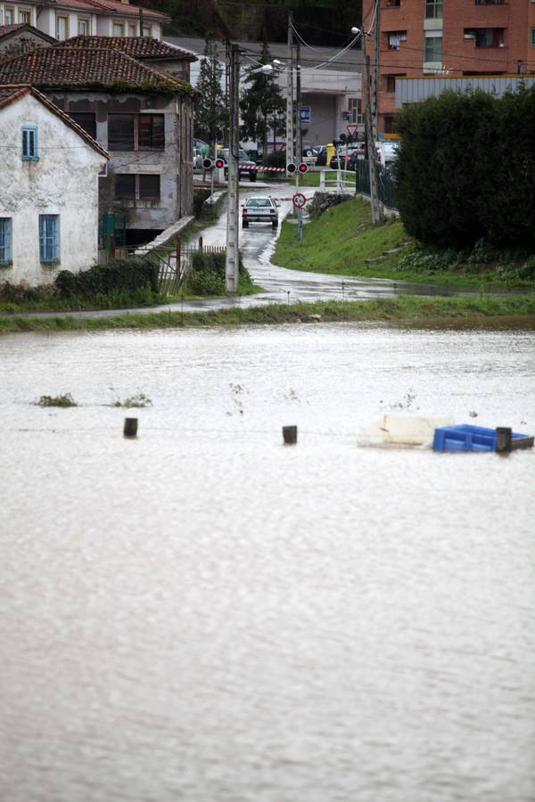 Las consecuencias del temporal en Avilés y Bajo Nalón