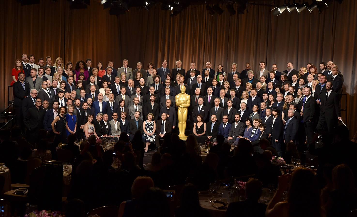 Foto de los nominados a la 87 edición de los Oscar.