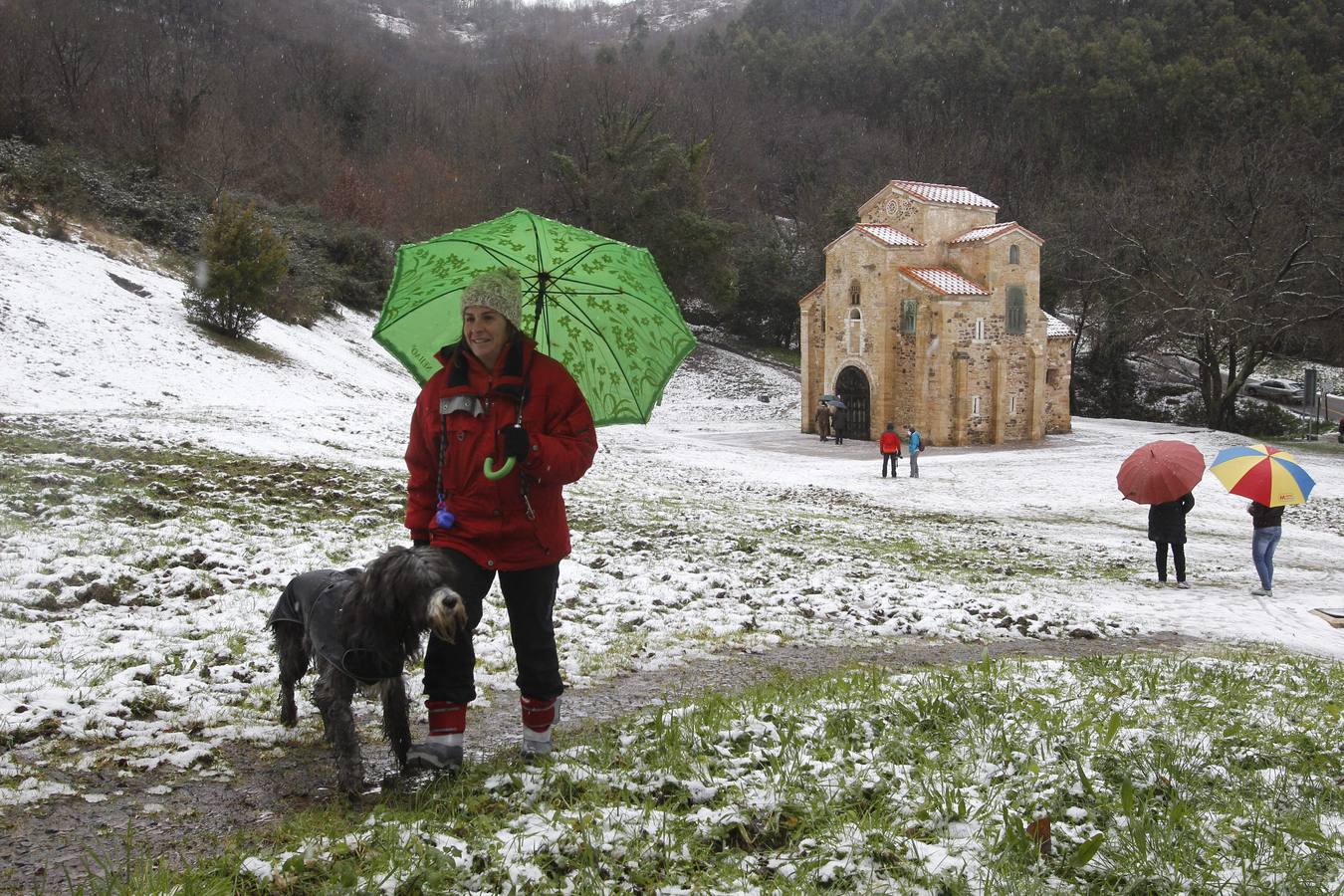 La nieve llega a Oviedo