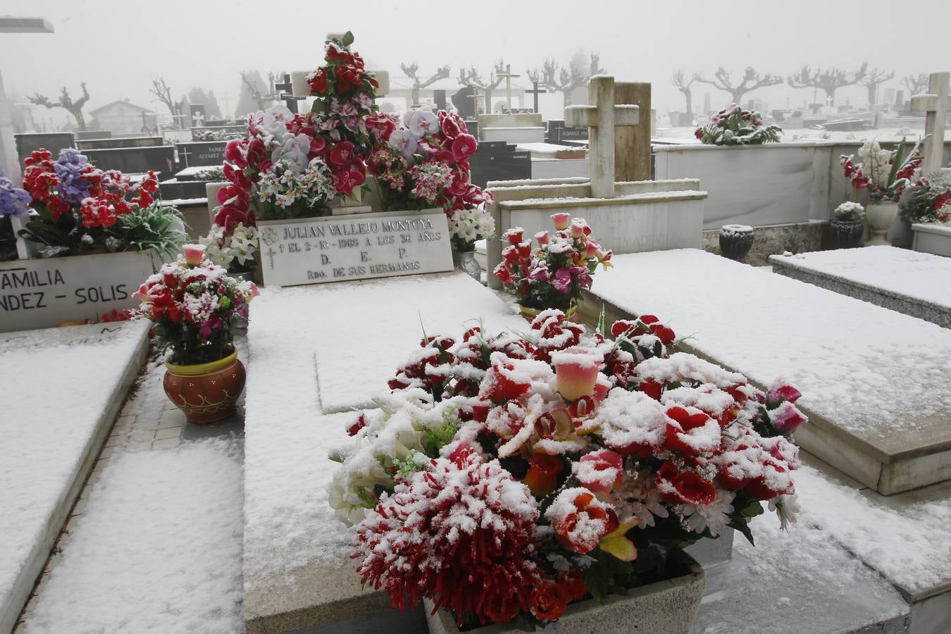 La nieve cubre en Oviedo