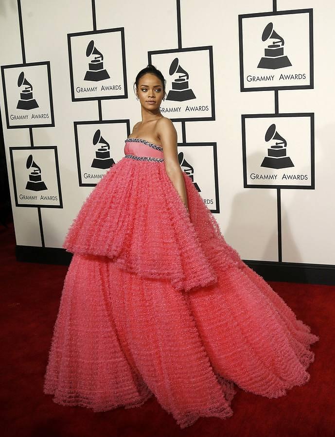 Rihanna, a su llegada a la gala