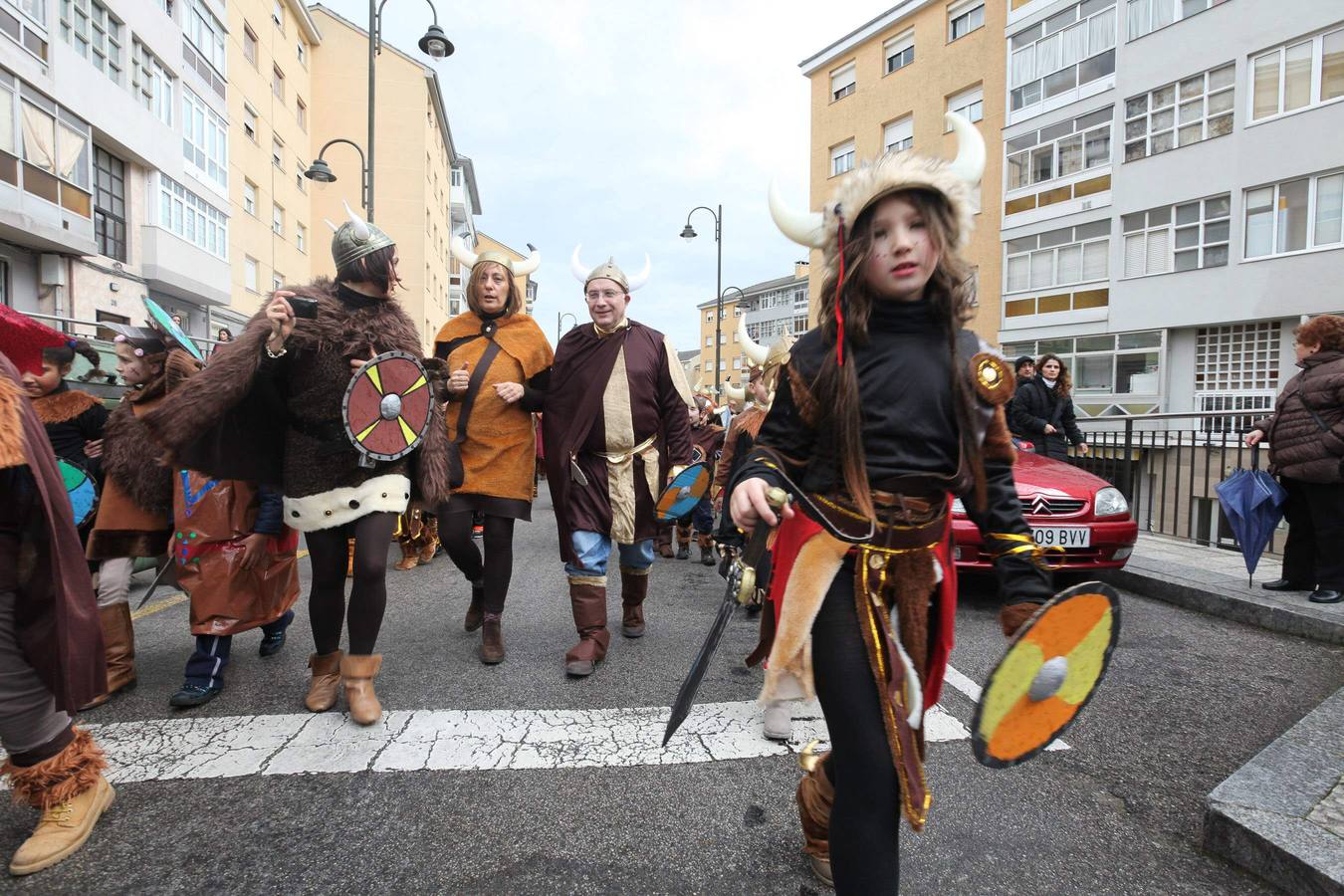 El Antroxu en los colegios y barrios de Avilés