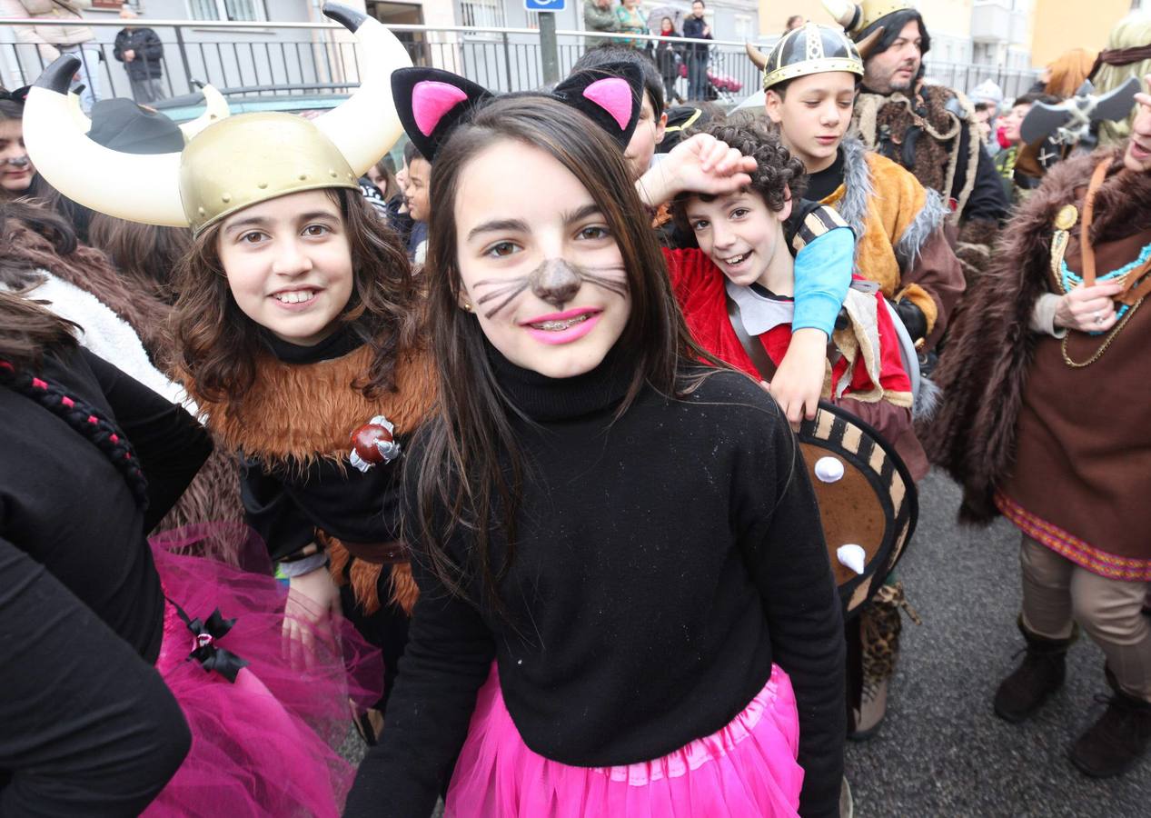 El Antroxu en los colegios y barrios de Avilés