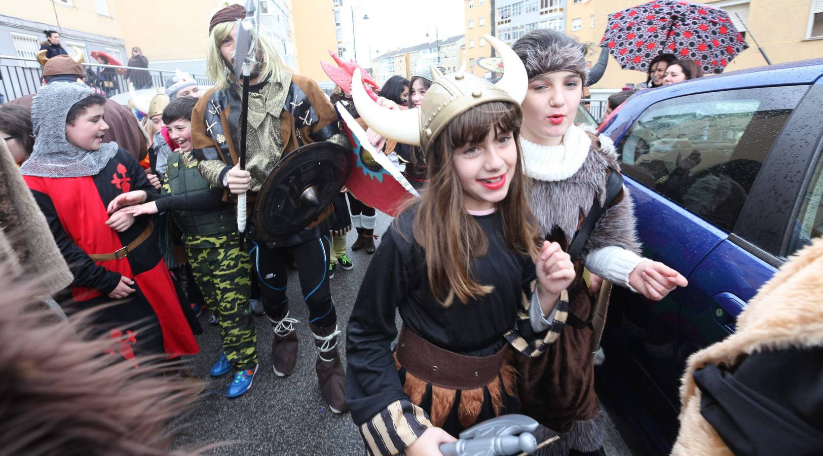El Antroxu en los colegios y barrios de Avilés