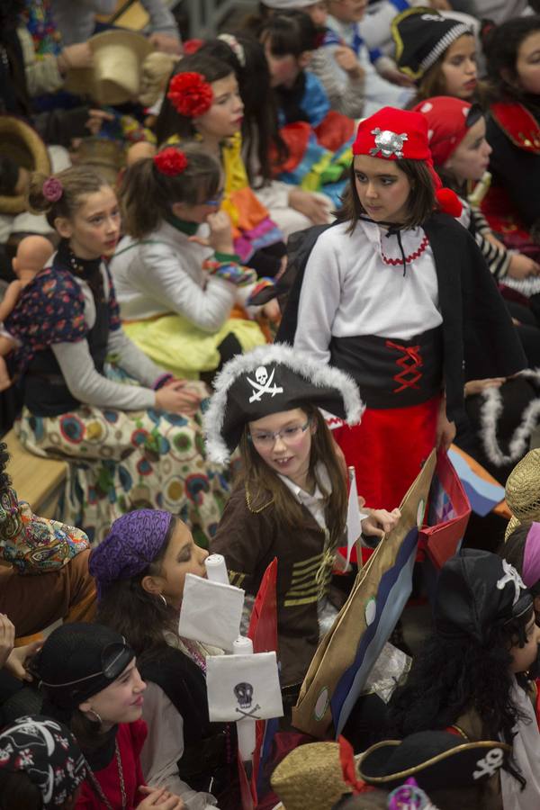 Antroxu en los colegios de Gijón