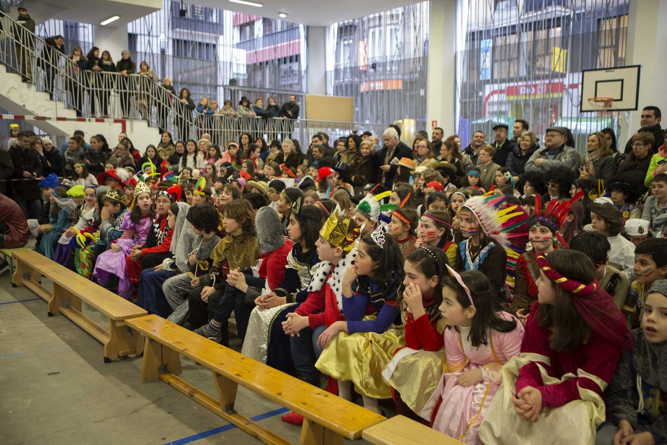 Antroxu en los colegios de Gijón