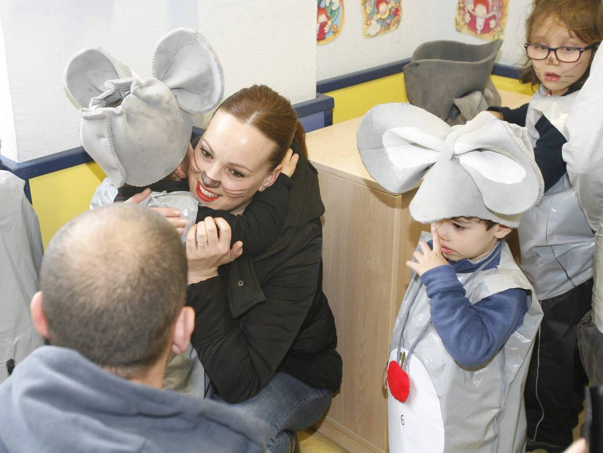 Antroxu en los colegios de Gijón