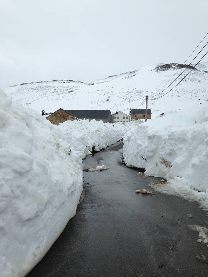 Así está el Parque Natural de Somiedo tras el temporal de nieve