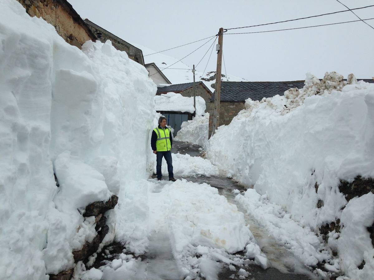 Así está el Parque Natural de Somiedo tras el temporal de nieve