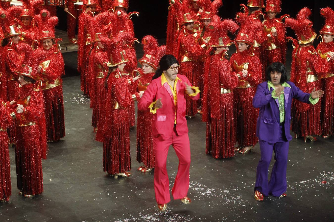 Antroxu: Concurso de charangas en el teatro Jovellanos