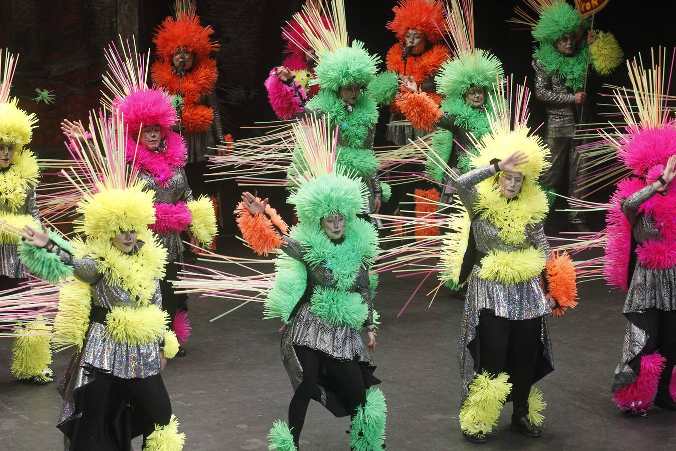 Antroxu: Concurso de charangas en el teatro Jovellanos