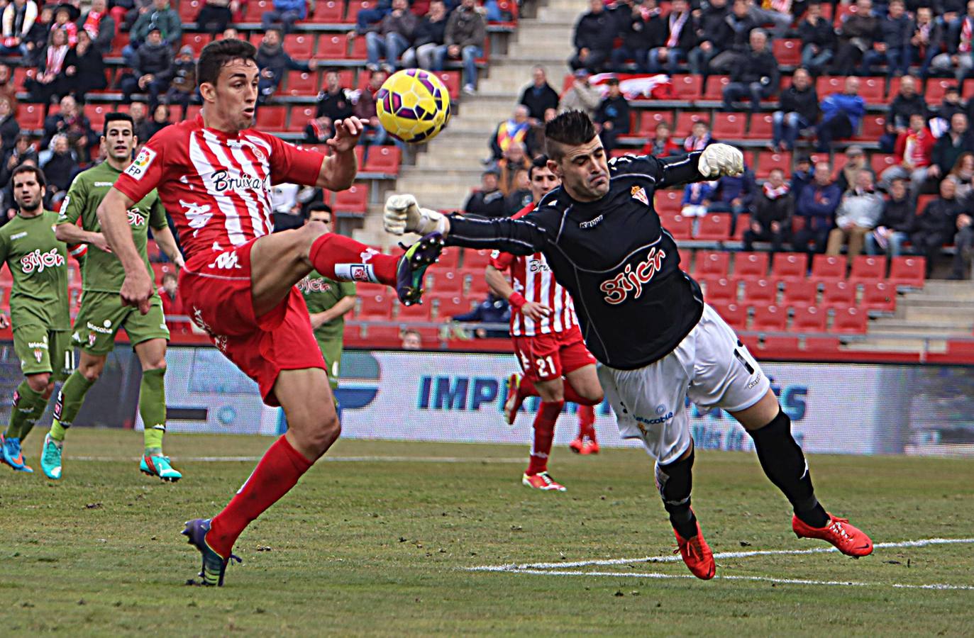 Las mejores imágenes del Girona 0 - 0 Sporting