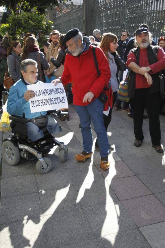 Los discapacitados asturianos piden al Principado que rectifique