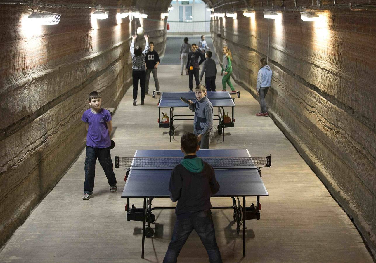 La mina de sal bielorrusa que sirve como clínica para niños