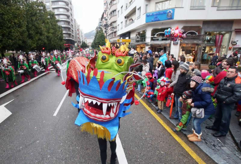 Desfile de Antroxu en Oviedo