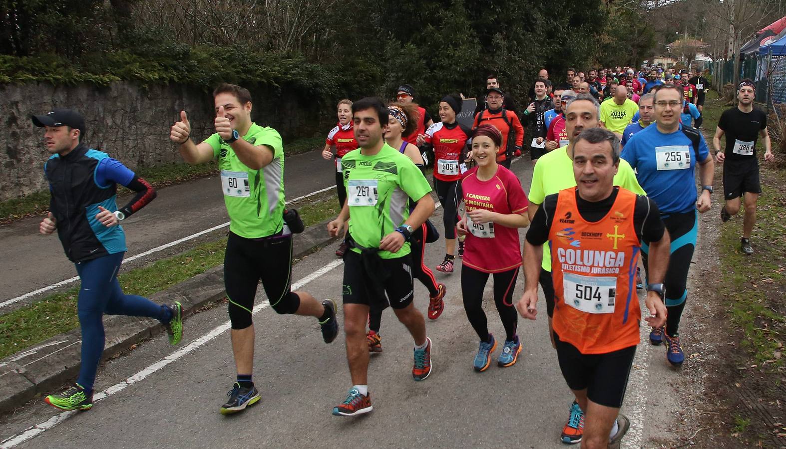 La Gijón Trail reúne a 450 atletas en Deva