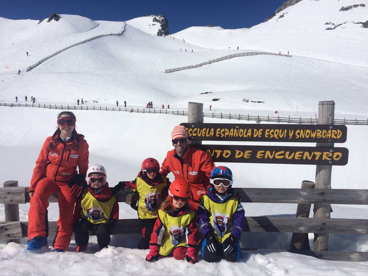 Día perfecto para disfrutar de la nieve en Asturias