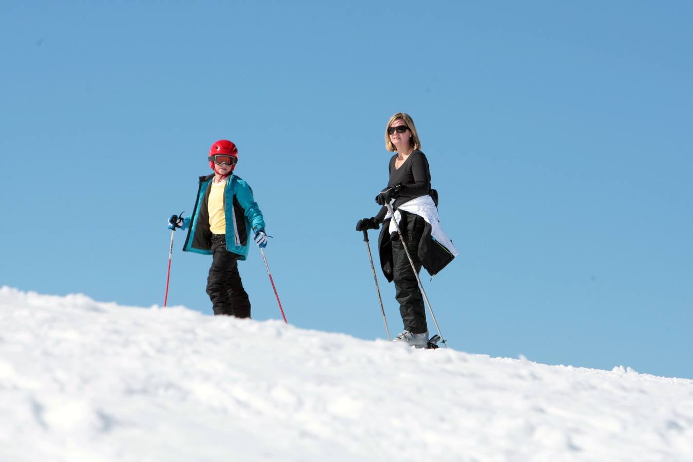 Día perfecto para disfrutar de la nieve en Asturias