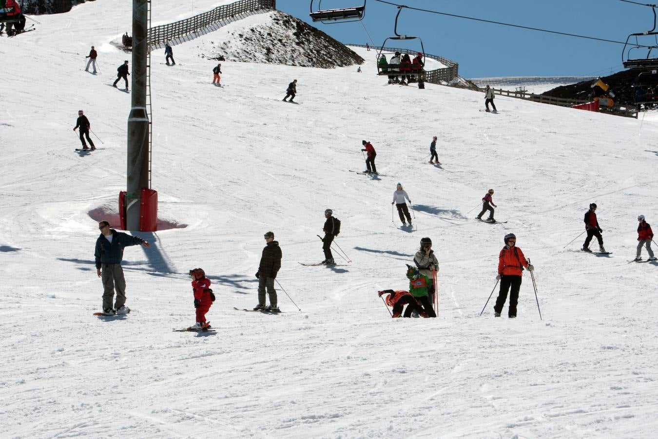 Día perfecto para disfrutar de la nieve en Asturias