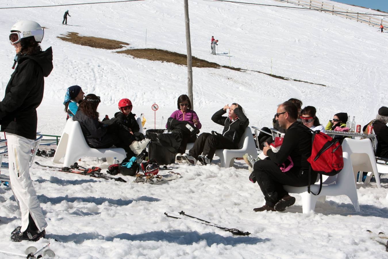 Día perfecto para disfrutar de la nieve en Asturias