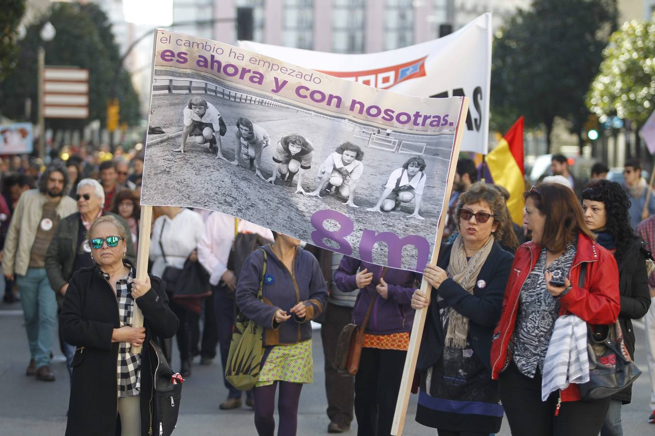 Manifestación del Día de la Mujer en Gijón