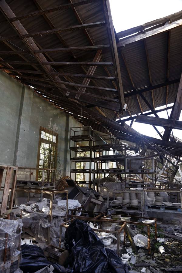 Las ruinas de la fábrica de loza de San Claudio