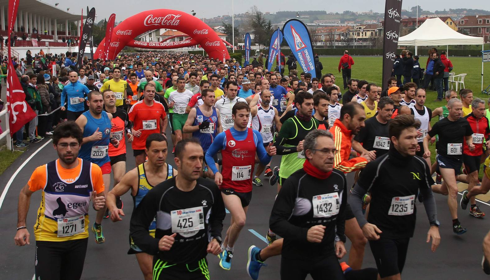 Multitudinaria carrera del Grupo