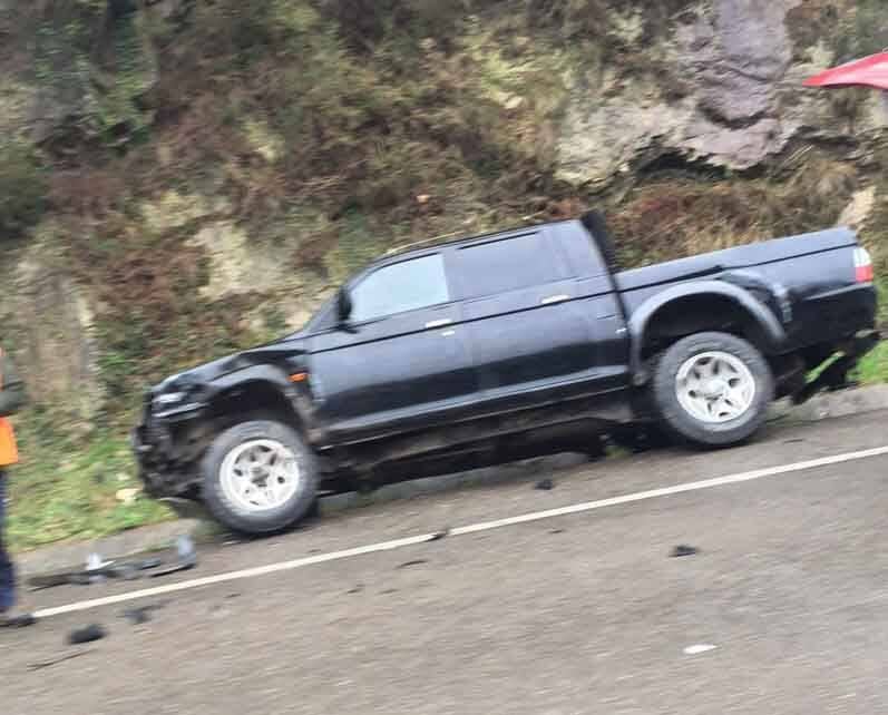 Dos heridos en un accidente en Cangas de Onís
