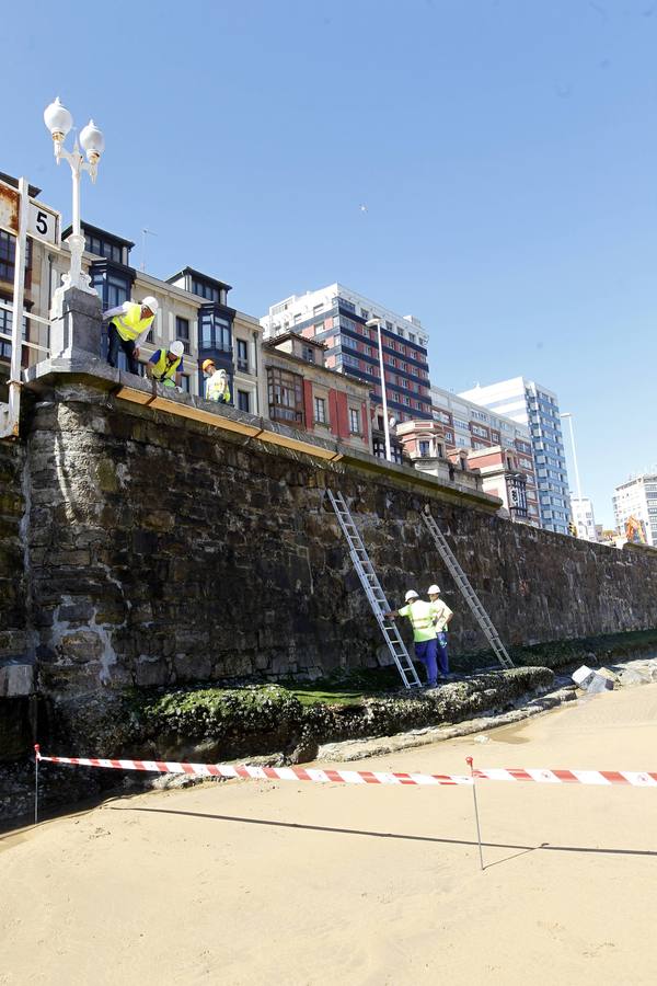 El Muro recibe a la primavera en obras