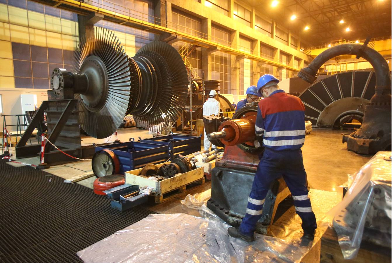 Las espectaculares imágenes del interior de la térmica de Aboño